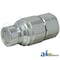A & I Products Flat Hydraulic Coupler Plug, Male, 1/2" NPT 6" x4" x1" A-FF5028FP-A - alternate 4